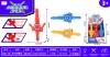 TL94543 Children's Dinosaur Drawstring Luminous Gyroscope Clip Toy Three-color mixed Set Rotating Flashing gyroscope Competitive Battle Educational Toy Display Box Set Specification image